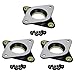 BIQU Nema17 Stepper Motor Steel and Rubber Vibration Dampers with M3 Screw for CNC,CR-10 3D Printer(Pack of 3)