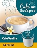 Cafe Escapes Coffee Combo Pack -- CAFE VANILLA & CAFE CARAMEL -- (2 Packs of 24 K-Cups)
