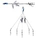 Sougayilang Alabama Trolling Rig Umbrella 4 Blades Freshwater Bass Walleye Fishing Lures Kit