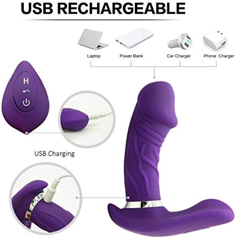 huoleduo Multi-Speed Wearable Wireless Remote Control Viberateing Butterfly Female