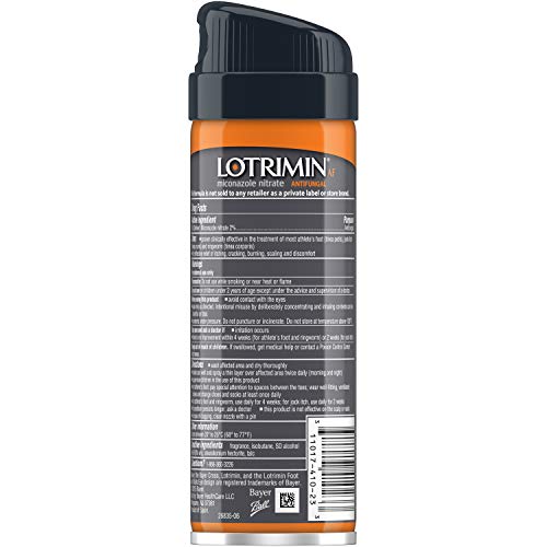 Lotrimin AF Antifungal Deodorant Powder Aerosol Spray, Super Size 4.6