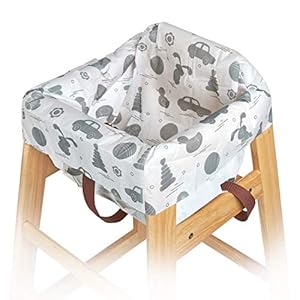 Disposable High Chair Covers for Restaurant and Home 10 Pack for Baby Kids Toddlers to Protect Against Germs and Messy…