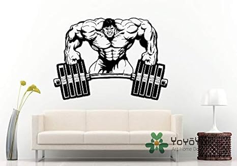 Loco Gimnasio Rata Potencia Pesos De Entrenamiento Calcomanía ...