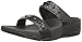 FitFlop Women's Biker Chic Slide Dress Sandal, All Black, 8 M US