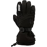 Swany Men's X-Over 2.2 Warm Durable Insulated Quick-Drying Adjustable Flexible Winter Sports Gloves with Utility Heat Pocket
