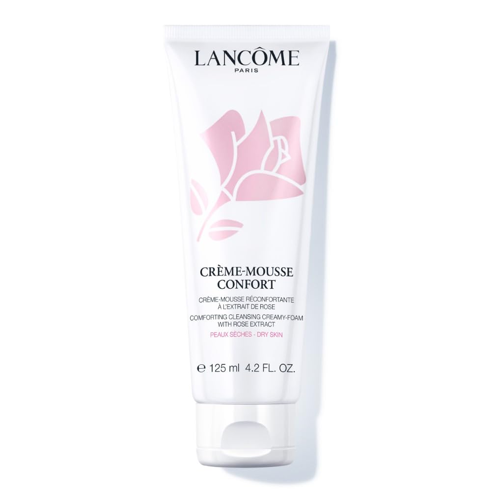 Lancôme Crème Mousse-Confort Foaming Cleanser - Hydrating & Comforting Face Wash for Dry Skin, 125ml