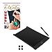 Viotek Writing Tablet - 8.5” Writing Surface with Viotek Eye-Guard Technology, Comes with Stylus and Stylus Holder, Lightweight, Green Ink Markings, 4 Magnets
