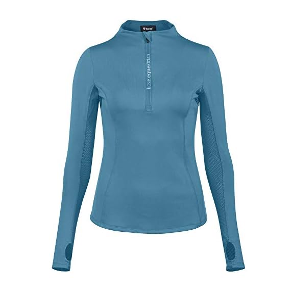 Horze-Brittany-Womens-Functional-Shirt-Indian-Teal-Blue-40