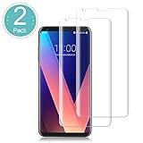 [2 Pack] LG V30 Tempered Glass Screen Protector Live2Pedal [Bubble-Free][Anti-Scratch][Anti-Fingerprint] 9H Hardness Ultra HD Clear Film [Case-Friendly] Screen Protector for LG V30/V30+/V30 Plus/V35