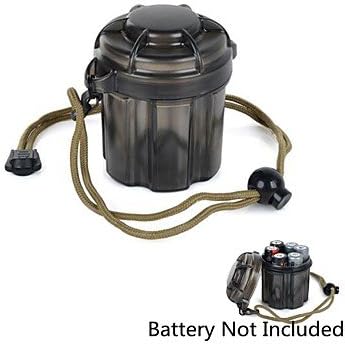 ZX Water-Resistant Drop Protection Storage Box Case Container for Chips / Batteries / Gadgets - Black