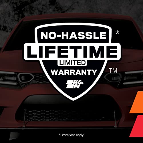 K&N Cold Air Intake Kit Increase Acceleration & Engine Growl, Guaranteed to Increase Horsepower