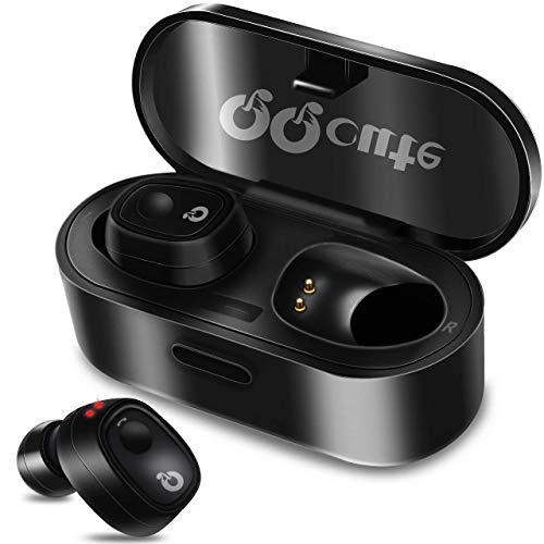 Bluetooth Headphones, Wireless Earbuds with Charging Case Bulit-in Mic Headset,True Wireless Stereo in-Ear Sport Earphones