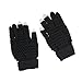 Bao Xin Wool Knitted Glove Special Designed for Touch Screen Cell Phone/Tablet /Mp5 etc,Soft and Cold Proof (Black)