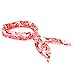 Cooling Scarf Chilling Sports Scarf/Headband/Neck Wrap, N-rit Polyester Polar Ice Scarf w/Crystal Polymer Cooling Technology [Red Camo]- Beat the heat with Reusable Ice Bandana!