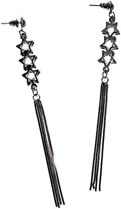 Lanyan Tassel Drop Stud Earrings Elegant Fashion Style Jewelry For Woman