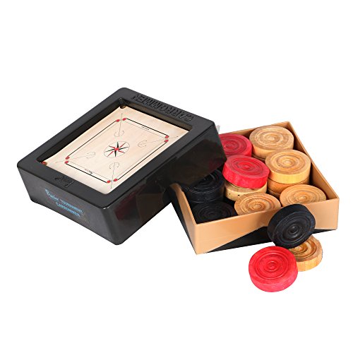 KD Precise Carrom Coins Carrommen Approved & Used By Carrom Federation of India, International Carrom Federation (Tournament C03)