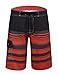 Unitop Men's Beachwear Surf Trunks Striped Printed Fast Dry with Side Pocket