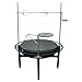 RiverGrille Cowboy 31 in. Charcoal Grill and Fire Pit with Rotisserie