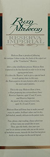 Malecon Rum Reserva Imperial 25 Jahre Rum (1 x 0.7 l) – Bild 7