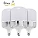 SUNTHIN Pack of 3 Warm White 40 Watt LED Bulbs 2700K 4000LM 300W Replacement Yard Light Bulb LED Corn Light Bulb