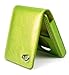 Apple 3rd Generation iPod Nano 4gb 8gb PU Leather Flip Cover Case with Play Window and Belt Clip (Green Flash)