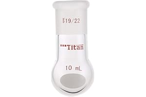 ADAMAS-BETA 10ml Single Neck Round Bottom Boiling Flasks Borosilicate Glass with 19/22 Standard Taper Outer Joint