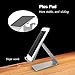 Cell Phone Stand, KAERSI K1 iPhone iPad Universal Stand Holder, Desk Dock Mount for iPhone 6 6s 7 Plus 4s 5c 5 5s Charging, Samsung Mobile Phone and Tablet Accessories iPhone Desktop Display - Silver
