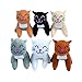 Fun Express Realistic Plush Cats (1 dozen)-Toys-Party Favors