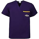 Fabrique Innovations NFL Unisex Team Color Scrub Top