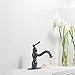 BWE Single Handle One Hole Commercial Bathroom Sink Faucet Lavatory Oil Rubbed Bronze Deck Mount