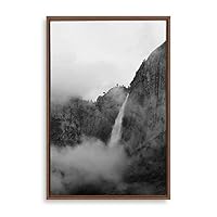 Framed Canvas Wall Art Waterfall Canvas Prints Home Artwork Decoration for Living Room,Bedroom - 16x24 inches