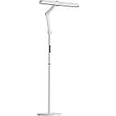 Honeywell LED Floor Lamp Mordern - 05D01 Sunturalux™ Dimmable Floor Lamp for Living Room Standing Lamp, Eye-Caring Standing Light for Home Office Bedroom White