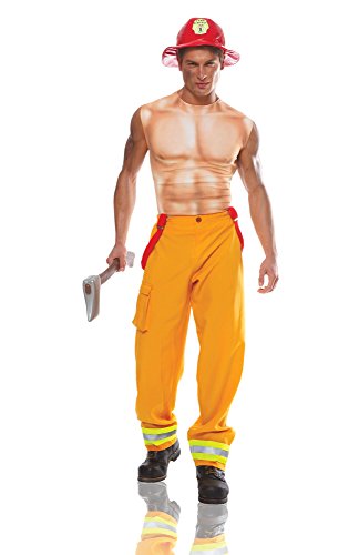 Costume Culture Men's Sexy Firefighter Dude Costume