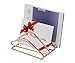 Superbpag Rose Gold Desk Organizer Set, 3-Piece Desk Accessories Set Includes- Letter Sorter, Pencil Holder and 1 Vertical Desk File Organizer