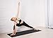 IUGA Eco Friendly Yoga Mat with Alignment Lines, Free Carry Strap, Non Slip TPE Yoga Mat for All Types of Yoga, Extra Large Exercise and Fitness Mat Size 72”X26”X1/4