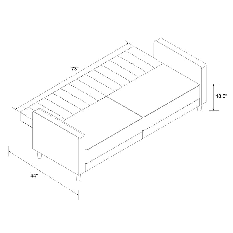DHP Ivana Futon, Yellow Pricepulse