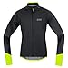 Gore Bike WEAR, Men´s, Road Cyclist Jacket, Waterproof, Gore-TEX Active, Power GT AS, Size M, Black/Neon Yellow, JGPOWR
