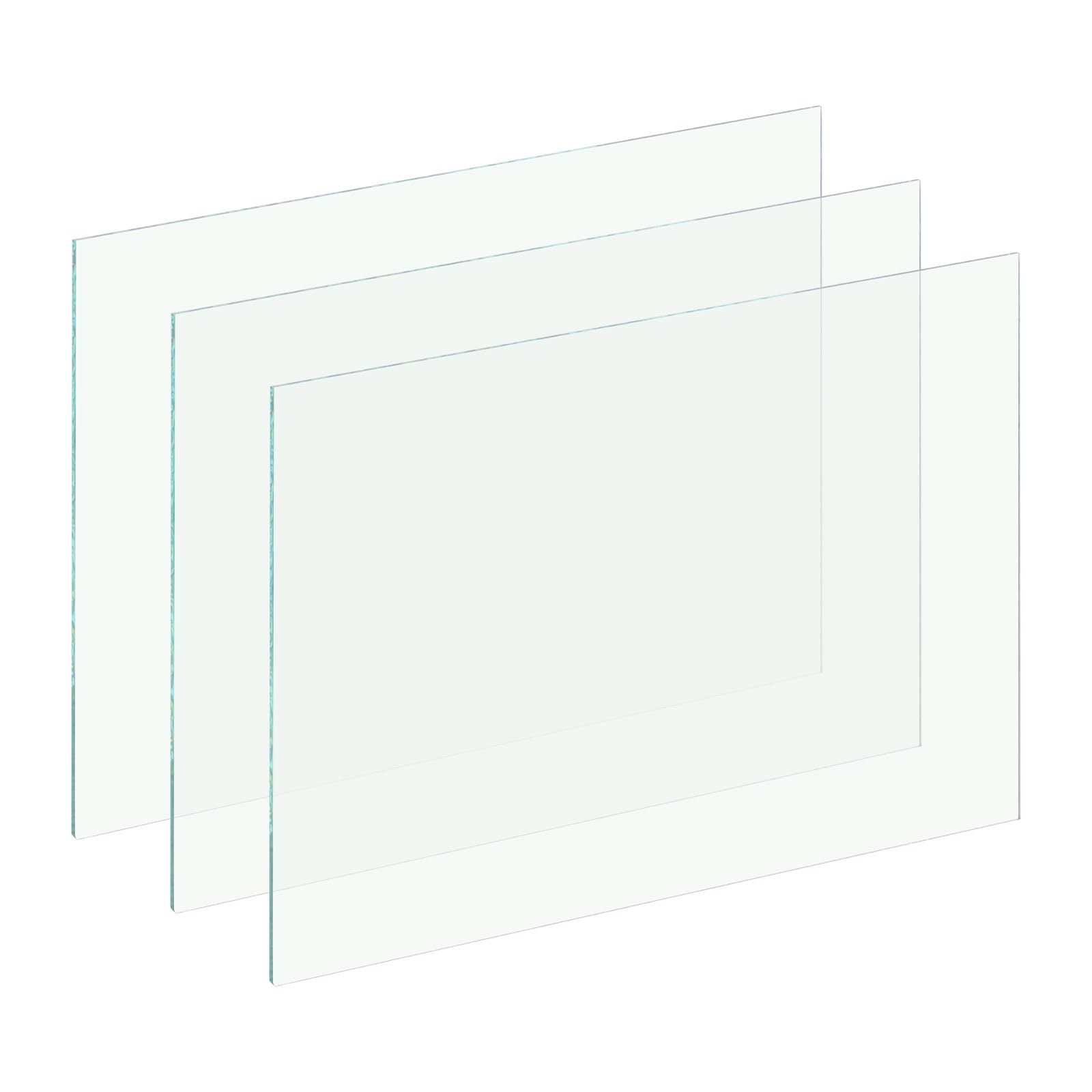 PATIKIL Welding Len 4.33 x 3.54 Inch/110 x 90 mm, 3 Pack Hardened Glass Filter Plates Covers Replacement for Weld Helmet Hood