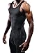 Neleus Men's 3 Pack Athletic Compression Under Base Layer Sport Tank Top,01#:Black,Grey,White,Medium