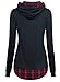 DJT Hoodies for Women, New Long Sleeve Sweatshirt Jersey Hooded Pullover Pullover Teen Girls Fall Y2K Clothes Navy L