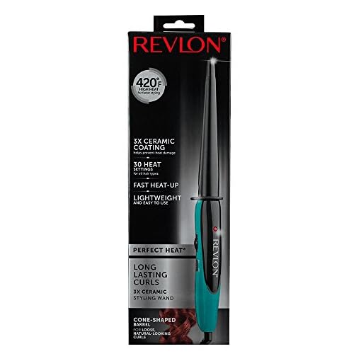 Revlon 3X Ceramic Tapered Curling Wand for Long Lasting Curls & Waves - Image 7