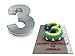 EURO TINS Small Number Wedding Birthday Anniversary Cake Baking Pan/Tin 10