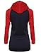 Finego Women's Long Sleeve Printed Pullover Hoodie Sweatshirt w/ Pocket