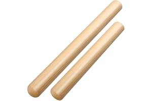 2 Wooden Rolling Pins Size is 20 and 40cm Beech Wood Rolling Pins for Pizza Pie Pasta Bread Pastry Cookie
