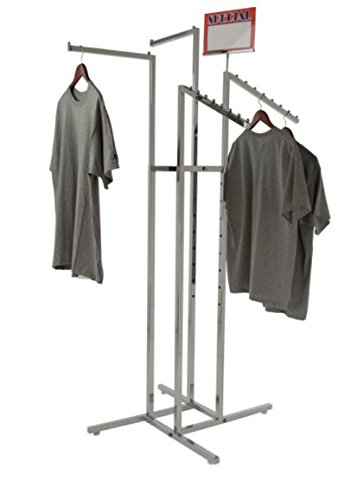 Clothing Rack &ndash; Heavy Duty Chrome Way Rack, Adjustable