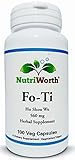 NutriWorth Fo-Ti (He Shou Wu) 560mg, Non-Irradiated & Non-Gmo, Blood Pressure & Cholesterol Support