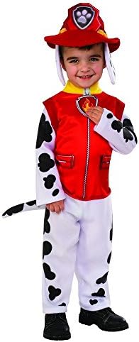 Onceuponasale Paw Patrol Marshall Costume 3T-4T Toddler Puppy Dalmatian Fire Fighter