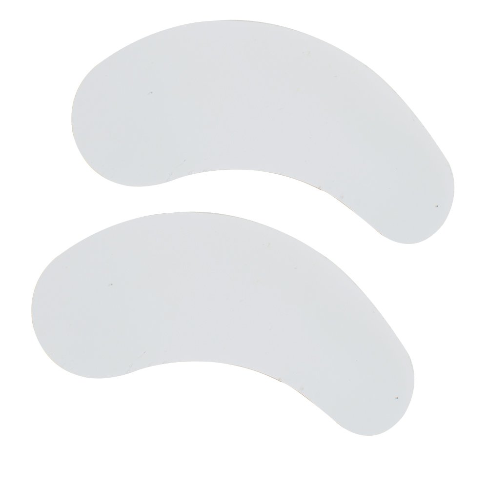 Pevor Lint Free Lash Extension Eye Gel Patches, Under Eye Pads for Eyelash Extension Eye Mask, 100 Pairs (Silver fox pear)