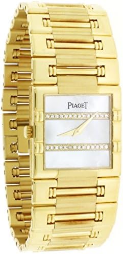 Piaget Dancer 18K Yellow Gold 96 Grams Factory White MOP Diamond Dial 23MM Watch 80317K81 (Certified Pre-owned)