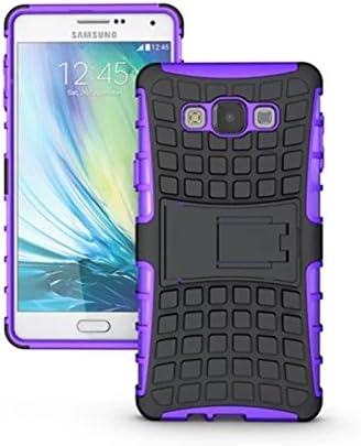 for Galaxy A8 2015 Case, Hard PC+Soft TPU Shockproof Tough Dual Layer Cover Shell for 5.7" Samsung A800, Purple